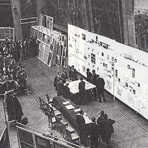 24 novembre 1966 : Premier diplôme présenté en équipe dans la salle Melpomène de l’Éclie des Beaux-Arts