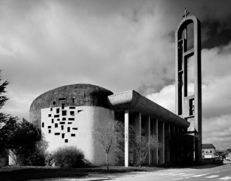1959–1963 - Photographie de l'Église Saint-Martin à Foucarmont