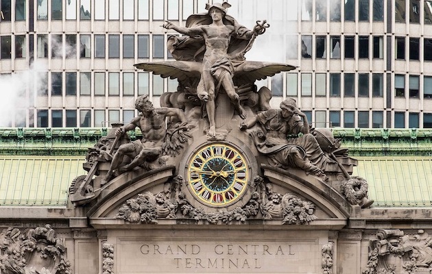 « The Glory of Commerce » de Jules COUTAN en 1914 | marbre | Grand Central Terminal | Midtown Manhattan à New York.