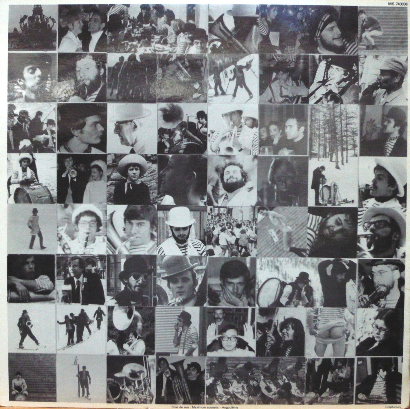 1974 : Fanfare Zava "Plus jamais ça" - pochette verso