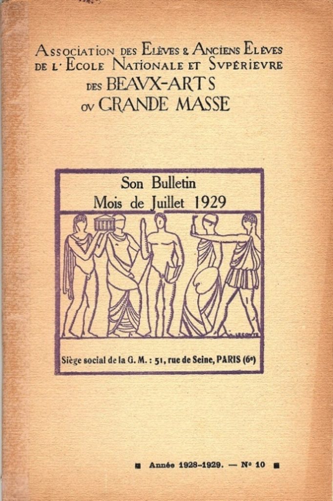 Bulletin Juillet 1929 - Couverture