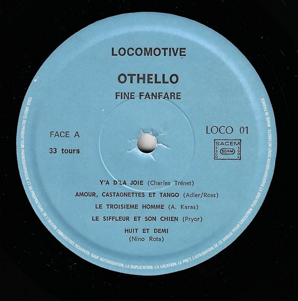 1978 : Fanfare Otello "Fine Fanfare" - Face A