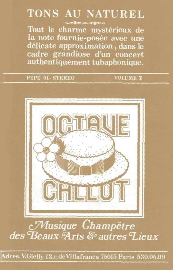 1983 : Fanfare Octave Callot "Tons au Naturel" Volume 2 - Recto