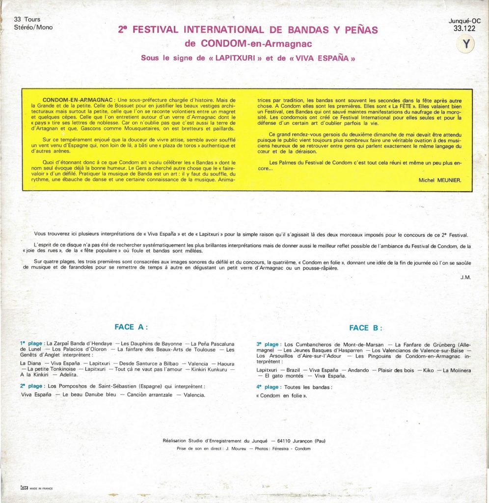 Fanfare-BA-Boclou_Condom_Verso-Pochette-1972
