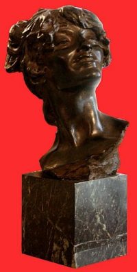 Antonin INJALBERT - « Gitana ». Bronze, musée des Beaux-Arts de Béziers, Hôtel Fayet.